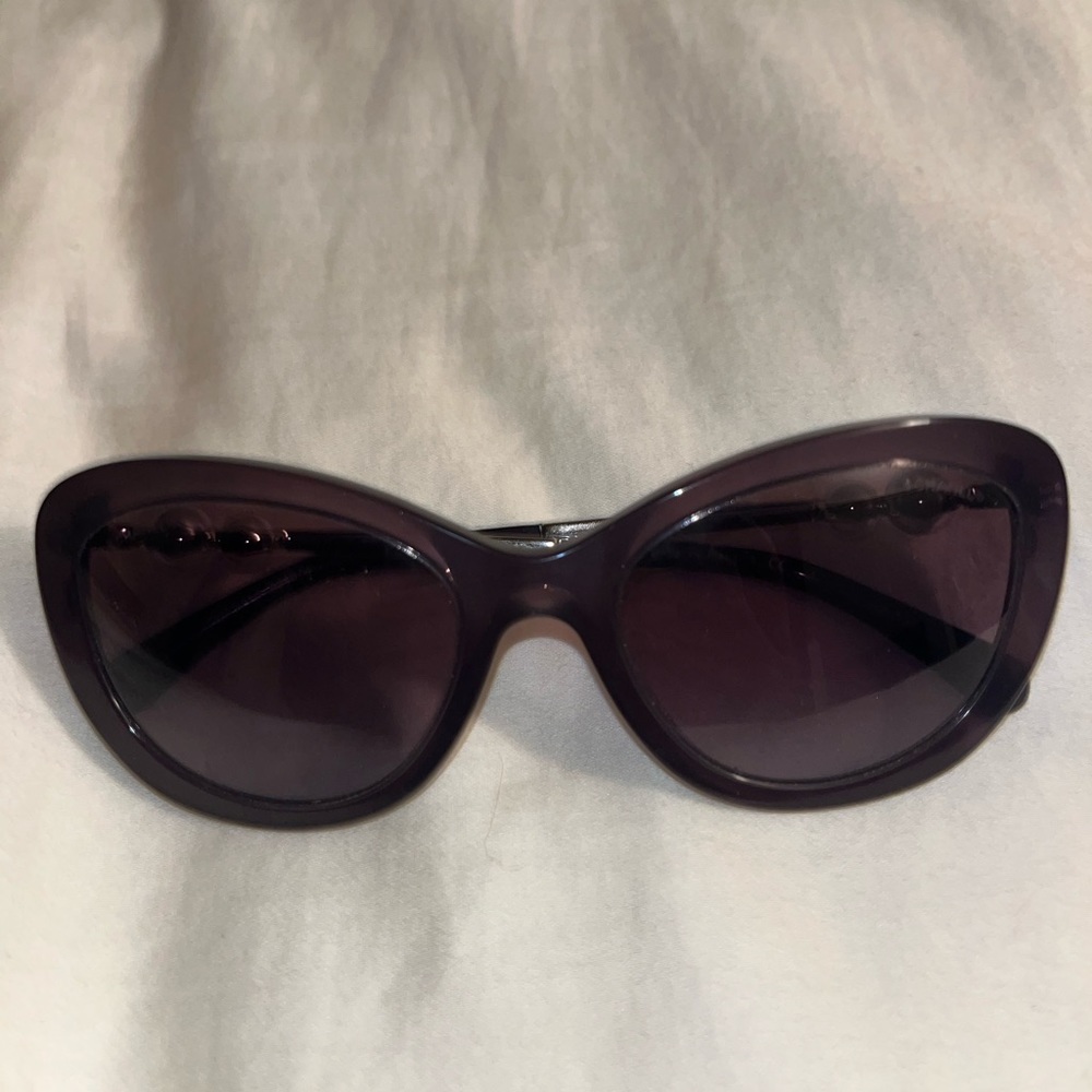 Chanel purple pearl sunglasses